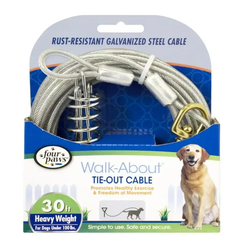 Weight Dog Tie Out Cable Silver 30 Feet Pet collar Dog flea medication Cat collar Acesorios para perros Hair bow making supplies
Weight Dog Tie Out Cable Silver 30 Feet Pet collar Dog flea medication Cat collar Acesorios para perros Hair bow making supplies