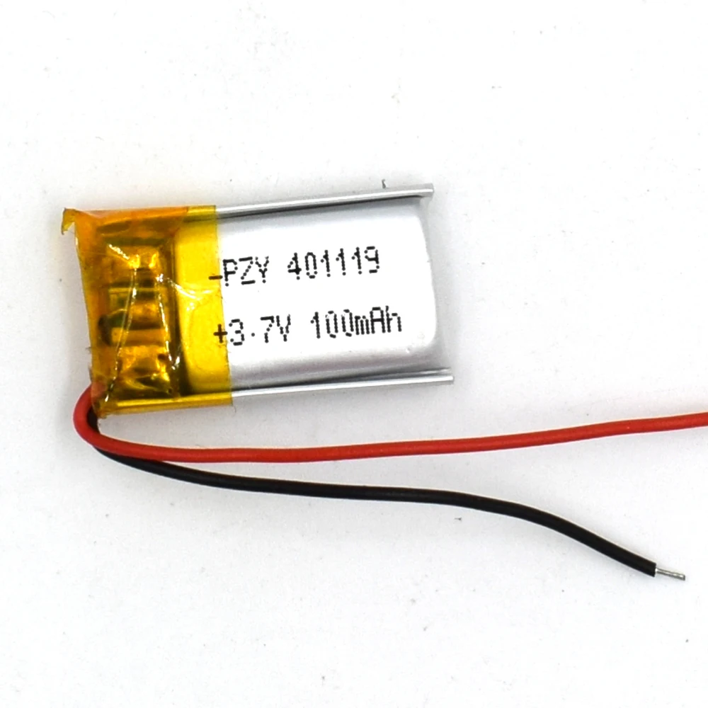 3.7v 100mah 401119 for self timer rod Bluetooth headset 3D glasses toy Polymer lithium battery Ultra small battery
3.7v 100mah 401119 for self timer rod Bluetooth headset 3D glasses toy Polymer lithium battery Ultra small battery