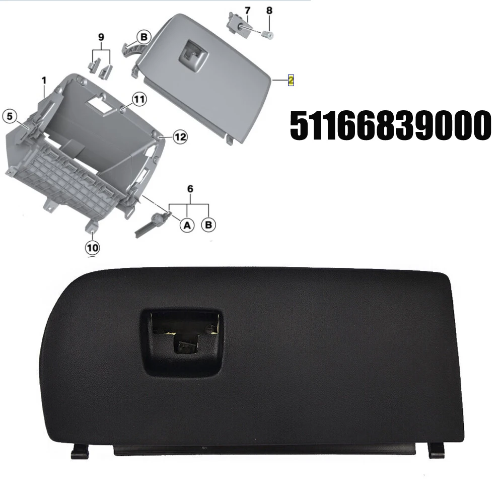 1pc Car Glove Box Door Lid Cover For BMW X3 F25 2011-2017 X4 F26 2015-2018 51166839000 Storage Box Lid Interior Accessories
1pc Car Glove Box Door Lid Cover For BMW X3 F25 2011-2017 X4 F26 2015-2018 51166839000 Storage Box Lid Interior Accessories