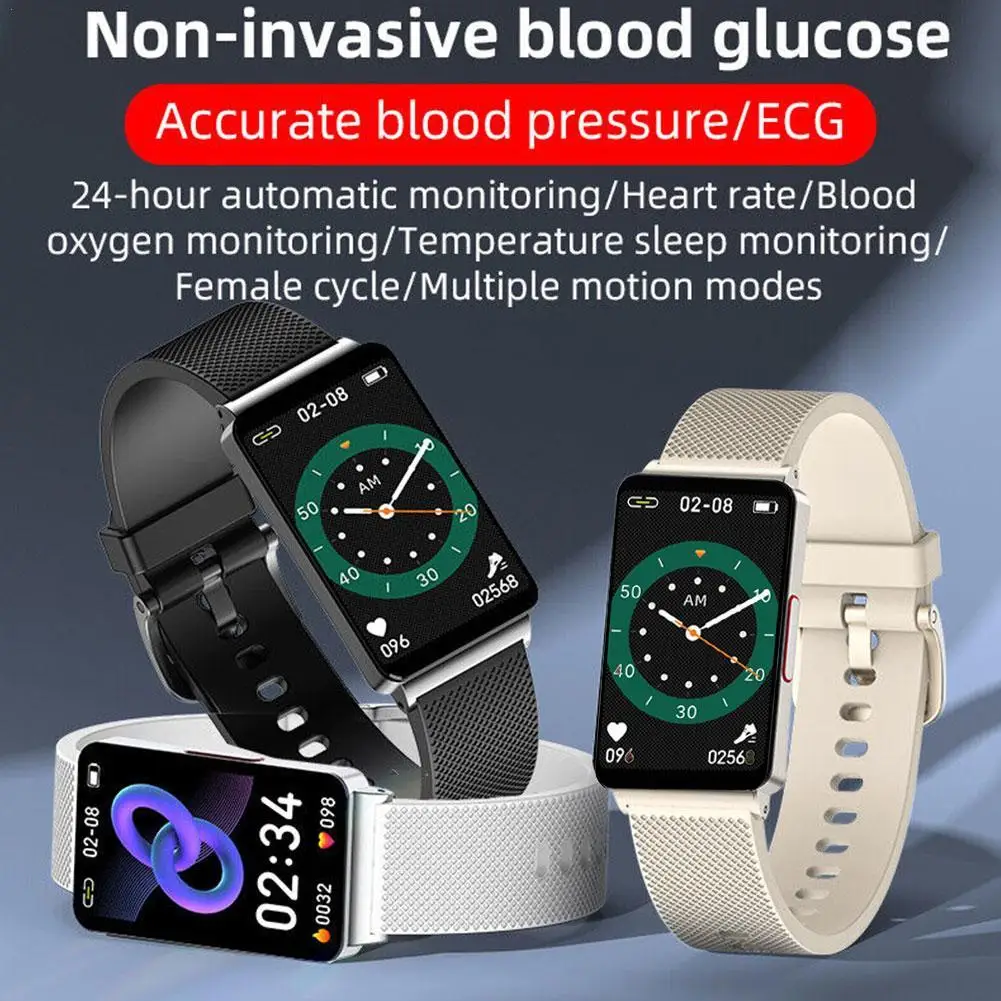 EP08 Sports Health Smart Watch Blood Glucose Blood Pressure Heart Rate Monitoring Temperature Waterproof For Men Women
EP08 Sports Health Smart Watch Blood Glucose Blood Pressure Heart Rate Monitoring Temperature Waterproof For Men Women