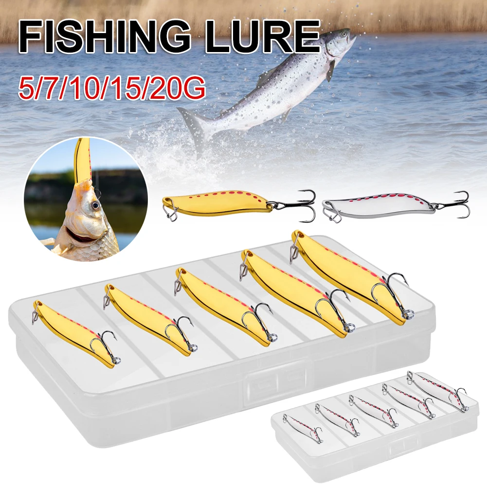 VIB Fishing Lure Spoon Lure Metal Hard Bait Sinking Jigs Artificial Bait Swimbait for Saltwater Freshwater Fishing Tackle
VIB Fishing Lure Spoon Lure Metal Hard Bait Sinking Jigs Artificial Bait Swimbait for Saltwater Freshwater Fishing Tackle
