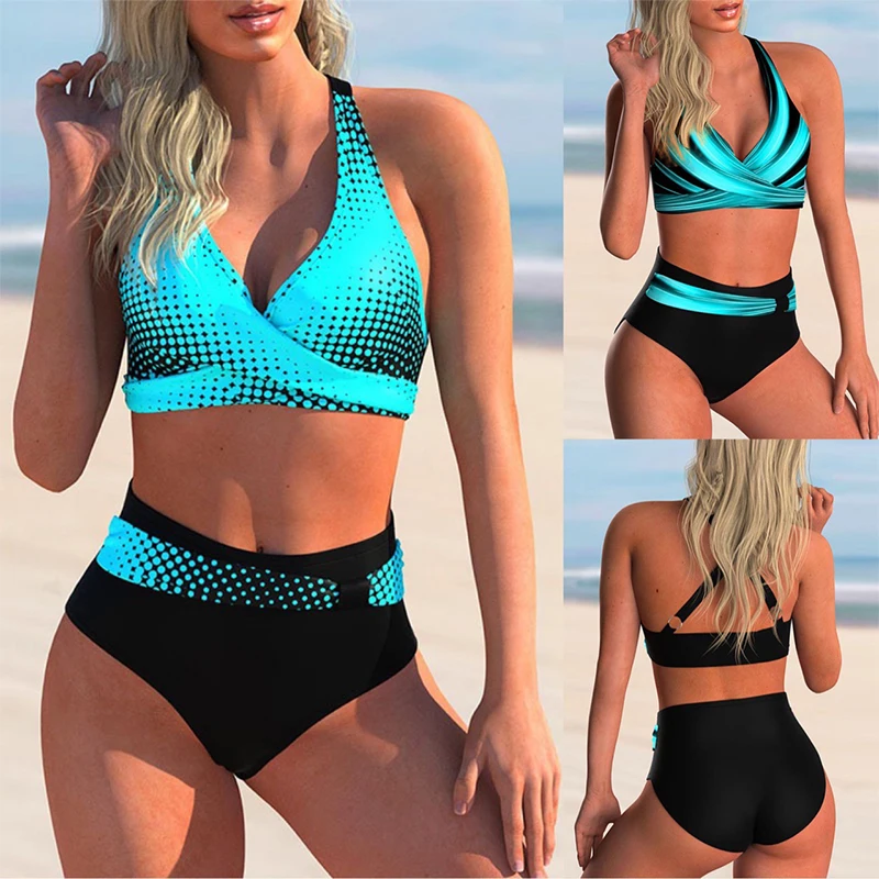 New Swimsuit Sexy Plus Size High Waist Printed Women Bikini Set Beachwear Push Up Bathing Suit Female Swimwear Two Piece
New Swimsuit Sexy Plus Size High Waist Printed Women Bikini Set Beachwear Push Up Bathing Suit Female Swimwear Two Piece