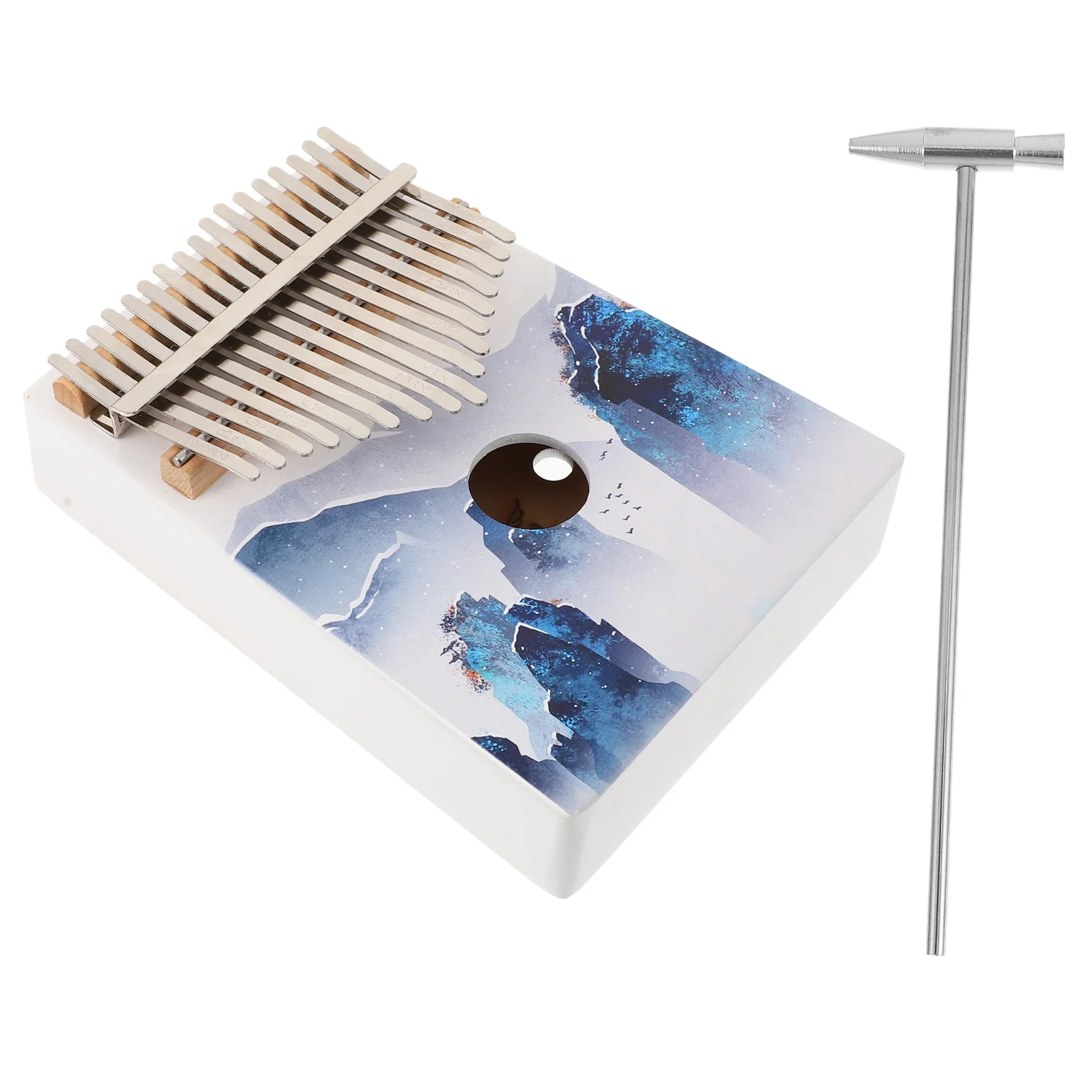 1 Set of Portable Useful Creative Beginners Kalimba Thumb Piano Finger Piano Instrument
1 Set of Portable Useful Creative Beginners Kalimba Thumb Piano Finger Piano Instrument