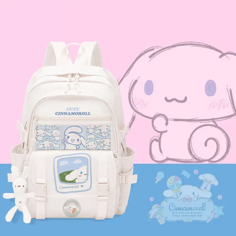 Милый школьный портфель с мультипликационным рисунком Cinnamoroll для учащихся средних и старших классов, вместительный рюкзак унисекс
Милый школьный портфель с мультипликационным рисунком Cinnamoroll для учащихся средних и старших классов, вместительный рюкзак унисекс
