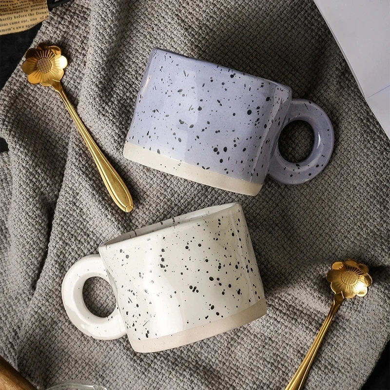 300ml Ceramic Mug Ring Handl Coffee Milk Modern Print Porcelain Mug Handmade Ceramic Hot Chocolate Cup Couple Handgrip Cups
300ml Ceramic Mug Ring Handl Coffee Milk Modern Print Porcelain Mug Handmade Ceramic Hot Chocolate Cup Couple Handgrip Cups