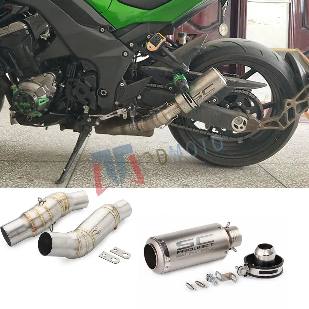 Exhaust Motorcycle modification For Kawasaki Z1000 Modified Exhaust pipe Dedicated Middle and front bend 10-19 years Exhaust
Exhaust Motorcycle modification For Kawasaki Z1000 Modified Exhaust pipe Dedicated Middle and front bend 10-19 years Exhaust
