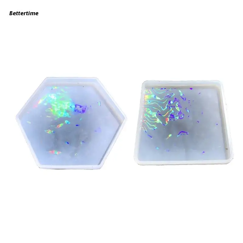 B36D Tea Tray Coffee Coaster Mold Silicone Epoxy Resin Placemat Coaster Mold Used to Make Artificial Agate Pieces Coasters
B36D Tea Tray Coffee Coaster Mold Silicone Epoxy Resin Placemat Coaster Mold Used to Make Artificial Agate Pieces Coasters