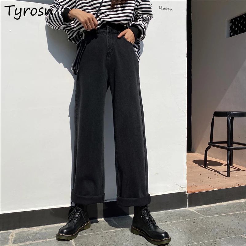 S-5XL Jeans Women Vintage Streetwear Zipper Fly Baggy Wide Leg Jean High Waisted All-match Denim Trousers BF Aesthetic Clothing
S-5XL Jeans Women Vintage Streetwear Zipper Fly Baggy Wide Leg Jean High Waisted All-match Denim Trousers BF Aesthetic Clothing
