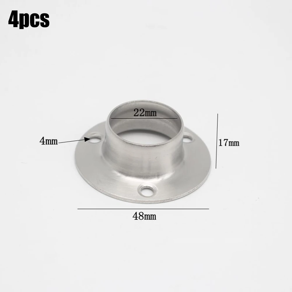 4Pcs Stainless Steel Round Flange Brackets Seat 19-32mm For Wardrobe Curtain Cloth Rod Tube Bracket Household Furniture Hardware
4Pcs Stainless Steel Round Flange Brackets Seat 19-32mm For Wardrobe Curtain Cloth Rod Tube Bracket Household Furniture Hardware