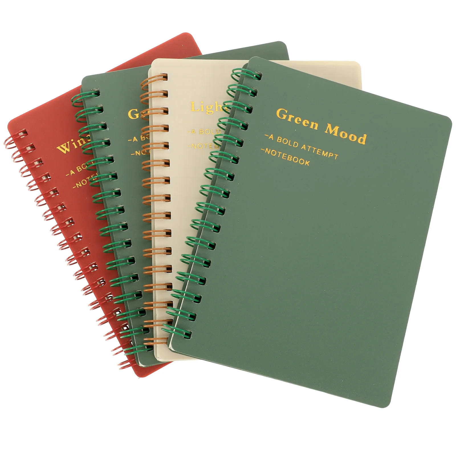4Pcs Spiral Notebooks Hardcover Notebook Journals Decorative Notepads Office Supplies
4Pcs Spiral Notebooks Hardcover Notebook Journals Decorative Notepads Office Supplies