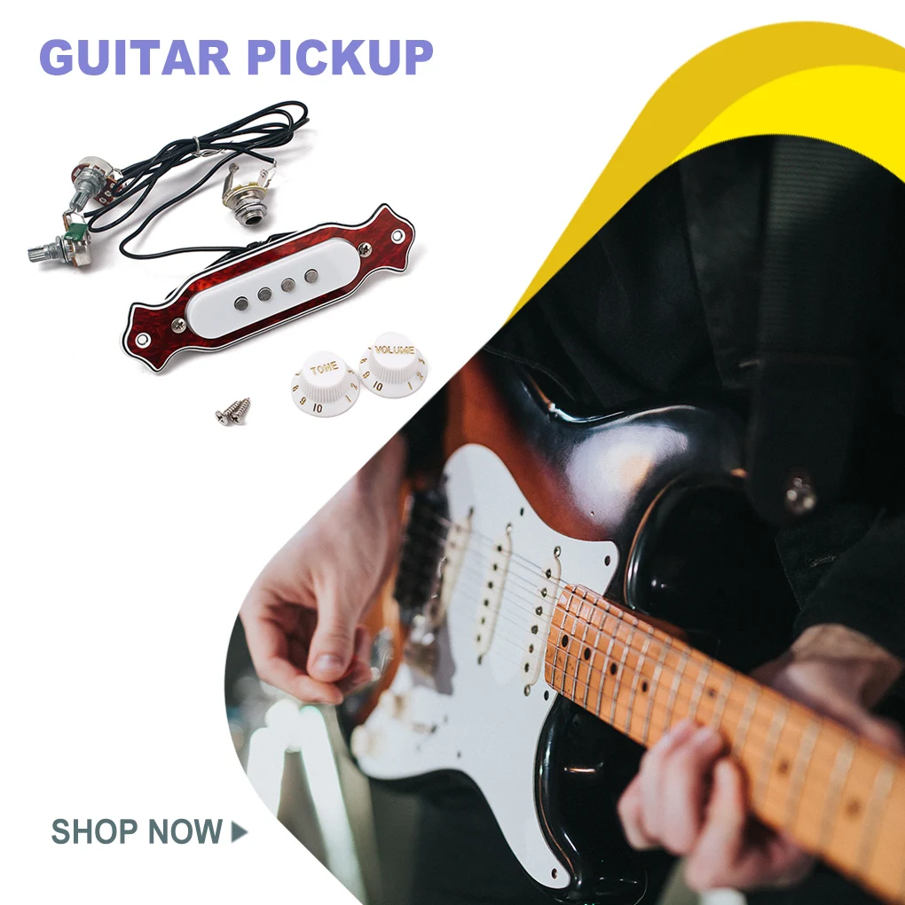 Electric Guitar Pickup Stringed Musical Instrument Acoustic Guitars Pickups Adjustable Soundhole Professional Mounting
Electric Guitar Pickup Stringed Musical Instrument Acoustic Guitars Pickups Adjustable Soundhole Professional Mounting