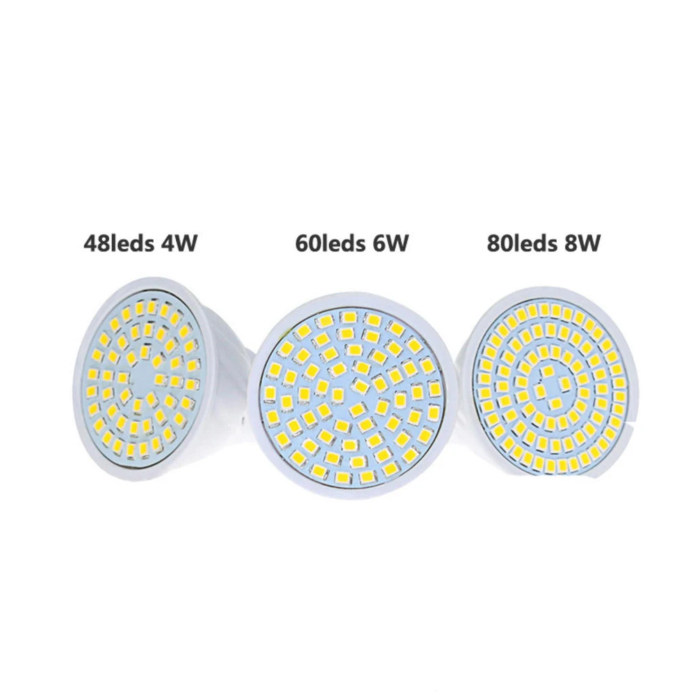 48/60/80 LED Bulb 220V Warm White/White 2835 Spot Lights Grow Plant Light 4W 6W 8W For E27 E14 Energy-Saving Light
48/60/80 LED Bulb 220V Warm White/White 2835 Spot Lights Grow Plant Light 4W 6W 8W For E27 E14 Energy-Saving Light