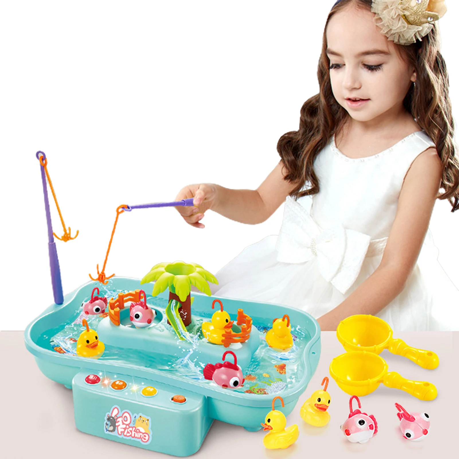 Magnetic Fishing Game Electric Fishing Game Toy With Song Story & Animal Sounds Preschool Learning Fishing Toys With Song Story
Magnetic Fishing Game Electric Fishing Game Toy With Song Story & Animal Sounds Preschool Learning Fishing Toys With Song Story