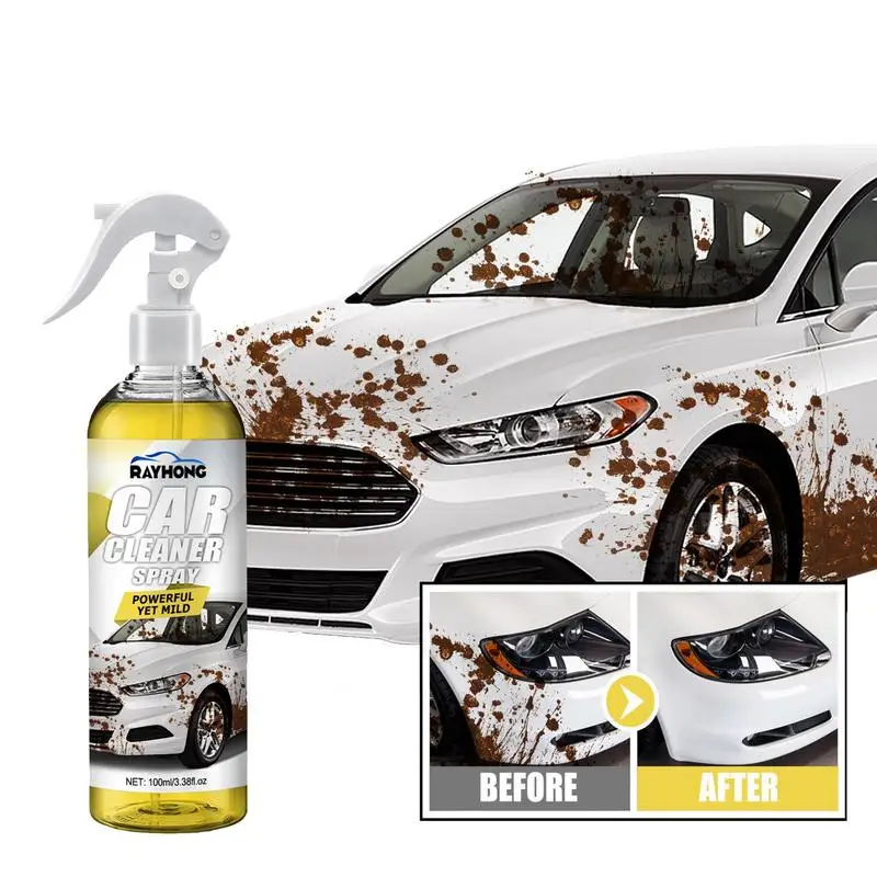 

Спрей для очистки автомобиля, 100 мл, керамическое покрытие для автомобиля, очиститель для автомобиля и дома, без полосок, блеск, Глубокая очистка, вспенивание