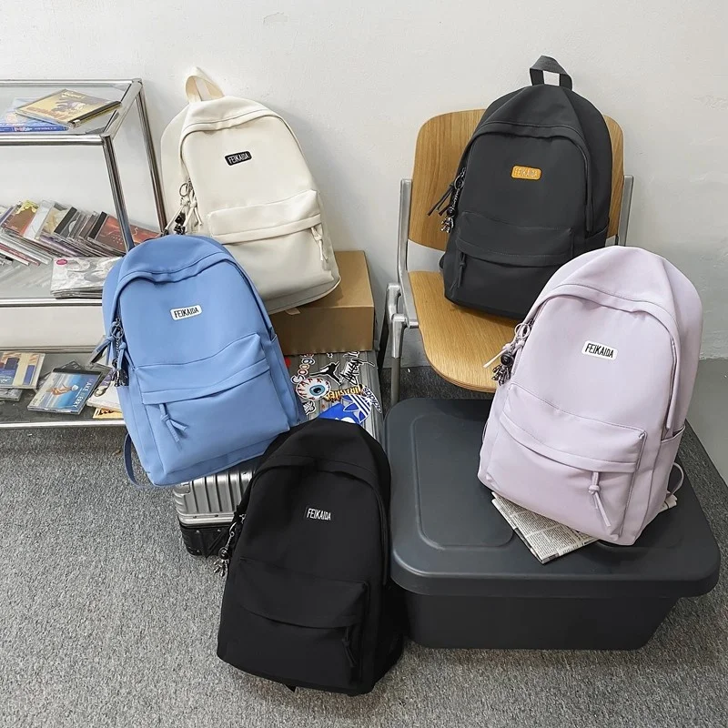 Japanese Simple Couple Backpack Nylon Waterproof School Bag For Girls Large Capacity Outdoor Travel Backpacks Trend Bookbags
Japanese Simple Couple Backpack Nylon Waterproof School Bag For Girls Large Capacity Outdoor Travel Backpacks Trend Bookbags