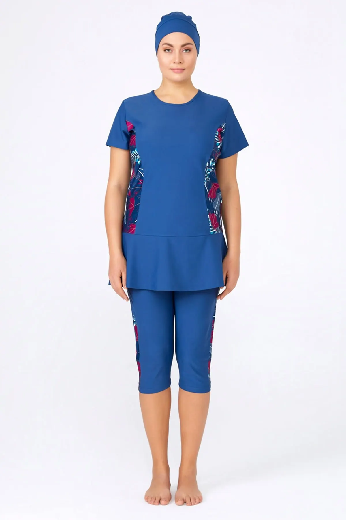 Muslim Burkinis Lycra Half Covered Big women's Alnavy Blue Swimwear fashion Summer Clothing Hijab Sport Swimsuit
Muslim Burkinis Lycra Half Covered Big women's Alnavy Blue Swimwear fashion Summer Clothing Hijab Sport Swimsuit
