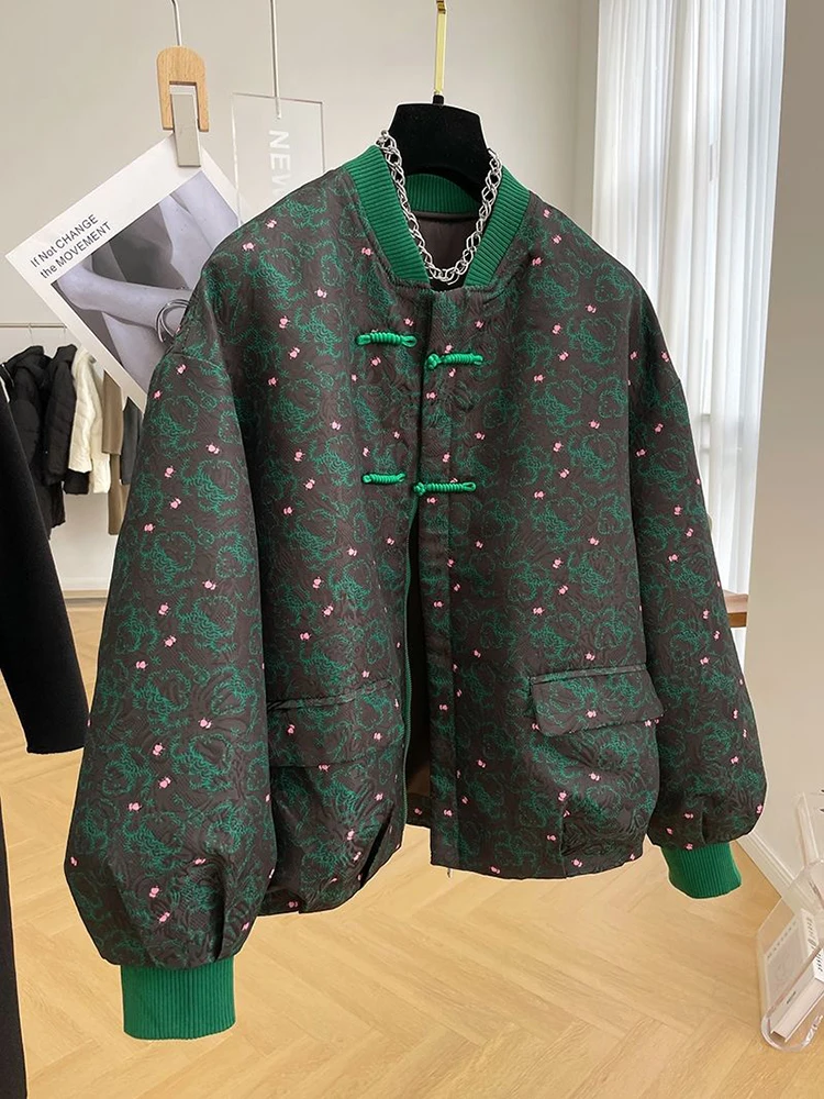 KBAT 2023 Vintage Print Winter Parka Women Cotton Padded Jacket Zipper Basic Coat Oversized Baseball Jackets Bomber Jacket Femal
KBAT 2023 Vintage Print Winter Parka Women Cotton Padded Jacket Zipper Basic Coat Oversized Baseball Jackets Bomber Jacket Femal