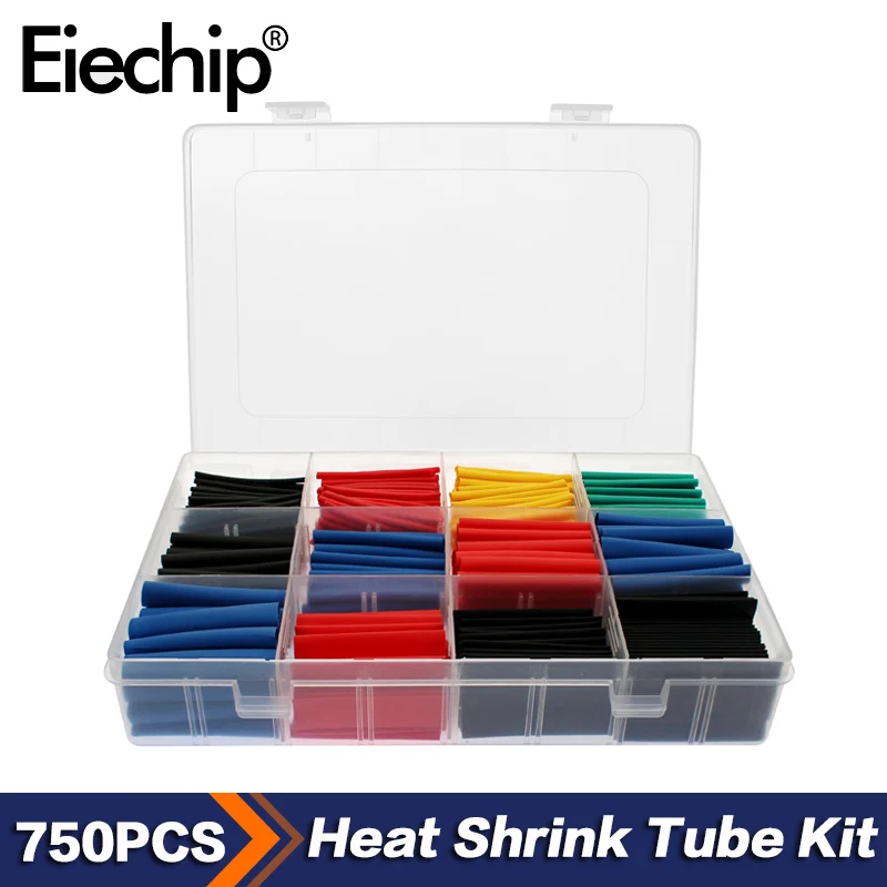 164/280/328/580/750PCS Heat Shrink Tube Kit Termoretractil Cable Insulation Sleeving Assorted kit DIY Electrical Wire sleeves
164/280/328/580/750PCS Heat Shrink Tube Kit Termoretractil Cable Insulation Sleeving Assorted kit DIY Electrical Wire sleeves