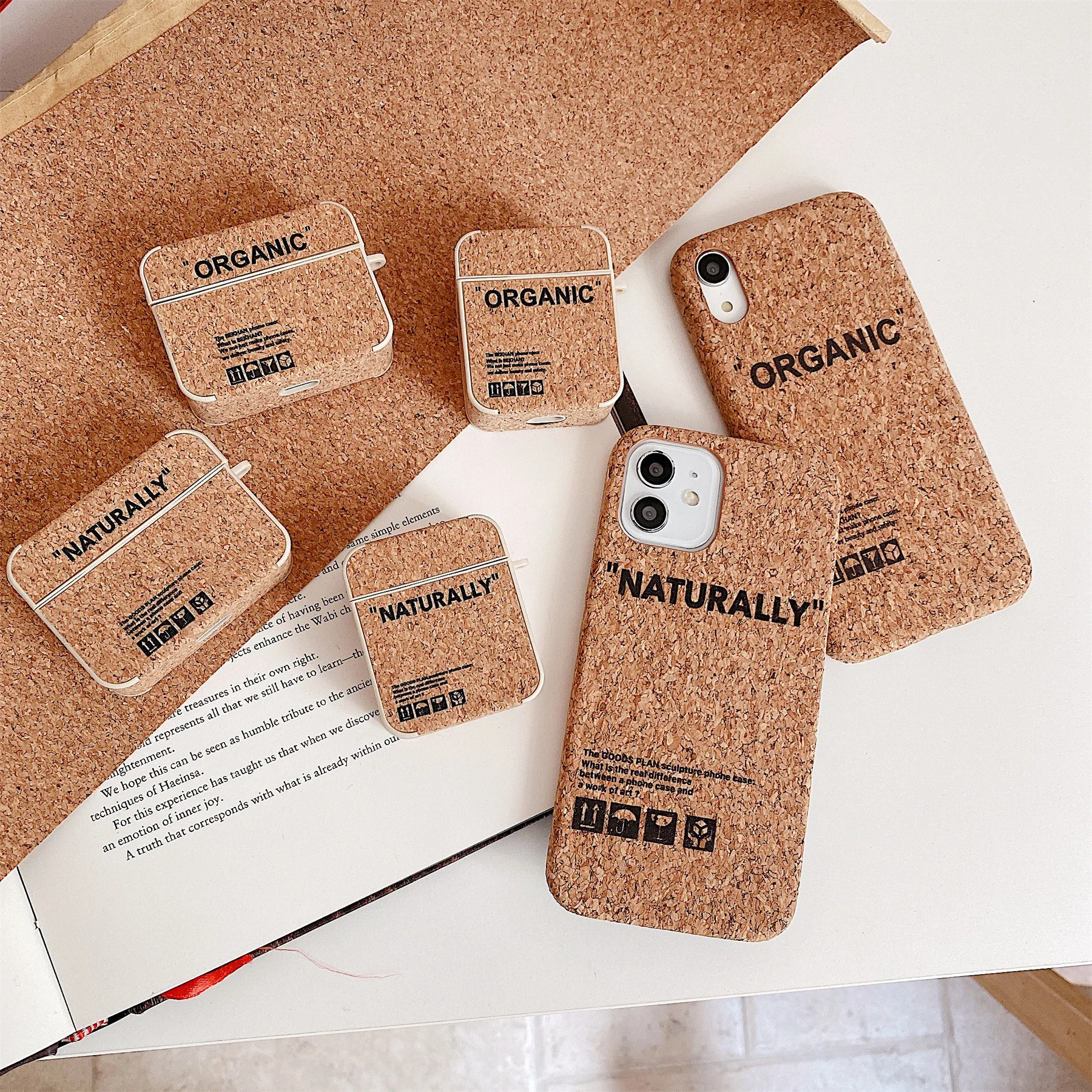 New Luxury Fiber Wood Grain Air pods Case for Apple Airpods 1 2 pro Wireless Protective Charging Back Cover
New Luxury Fiber Wood Grain Air pods Case for Apple Airpods 1 2 pro Wireless Protective Charging Back Cover