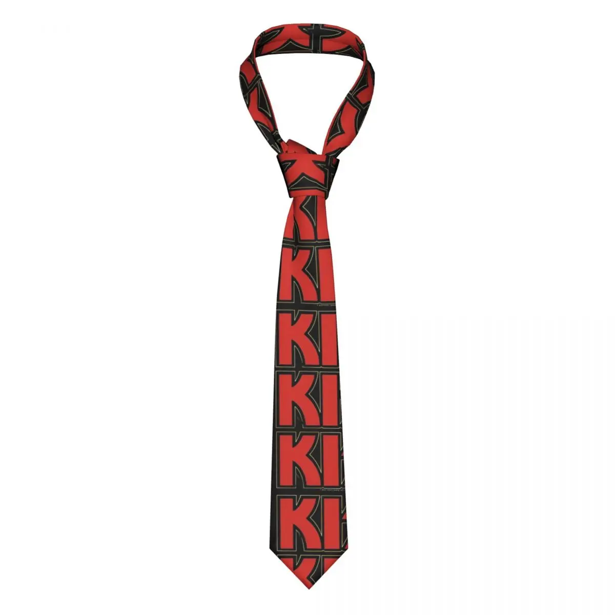 Kiss Band Print Tie Red And Black Polyester Silk Fashion Neck Ties Gift Wedding For Man Blouse Cravat
Kiss Band Print Tie Red And Black Polyester Silk Fashion Neck Ties Gift Wedding For Man Blouse Cravat