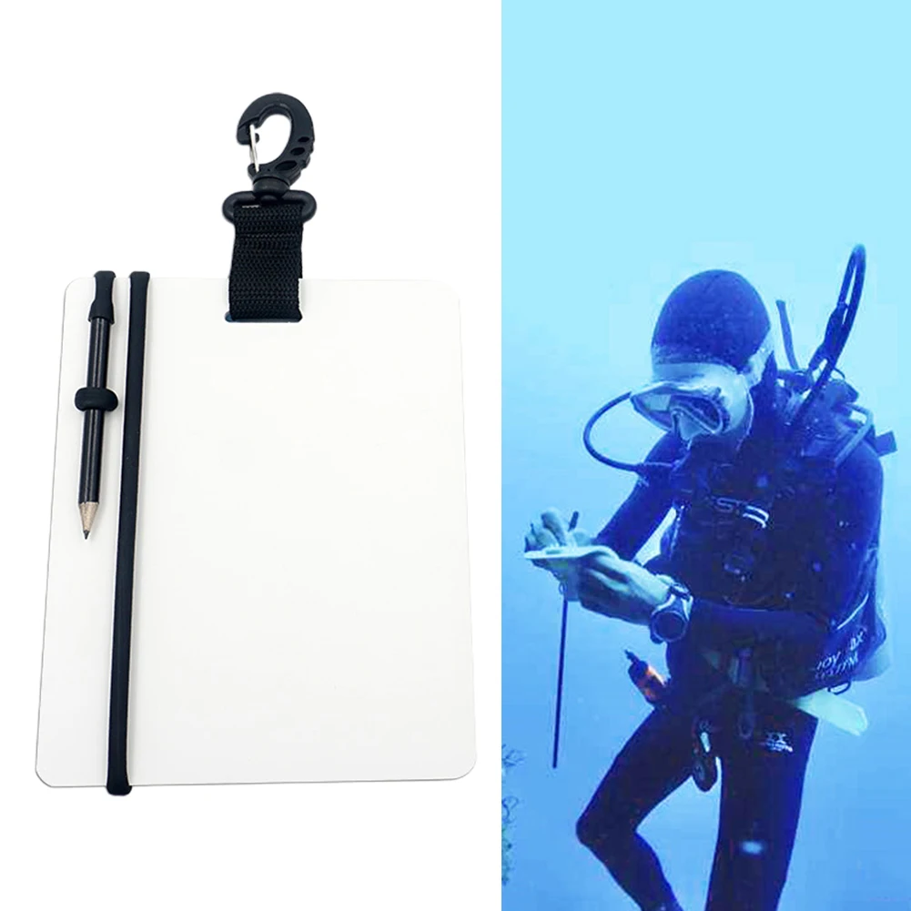 6'' Underwater Writing Slate Pad With Replaceable Pencil Scuba Diving Gear Shower Notes Underwater Communicating 127x153x3mm
6'' Underwater Writing Slate Pad With Replaceable Pencil Scuba Diving Gear Shower Notes Underwater Communicating 127x153x3mm