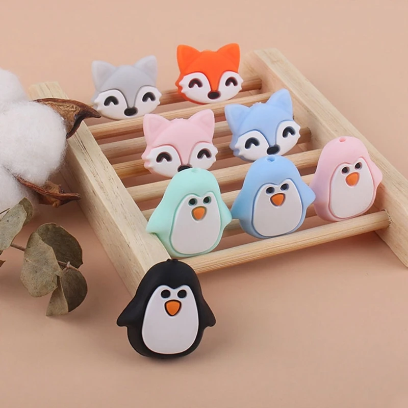 4pcs Cartoon Animals Beads Silicone Baby Molar Teether DIY Pacifier Chain Jewelry Accessories for Boys Girls Shower Gift QX2D
4pcs Cartoon Animals Beads Silicone Baby Molar Teether DIY Pacifier Chain Jewelry Accessories for Boys Girls Shower Gift QX2D