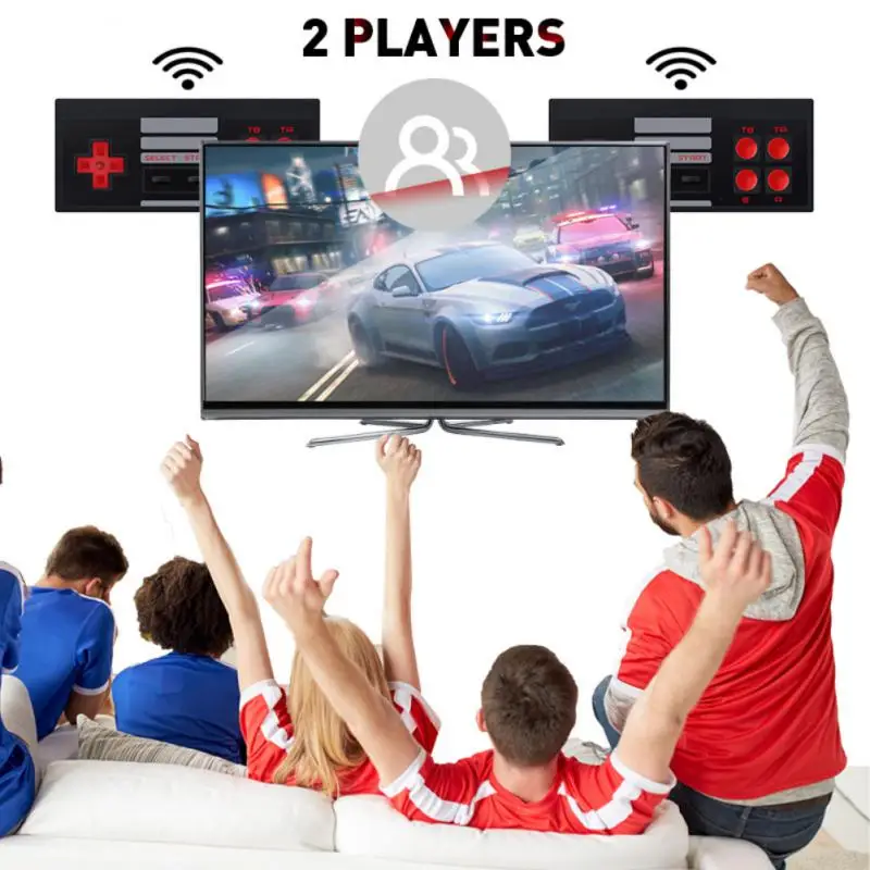 Doubles Tv Game Console Built-in 620 Classic Games Protecteyes Dual Wireless Controller Av Output Simple And Generous Design
Doubles Tv Game Console Built-in 620 Classic Games Protecteyes Dual Wireless Controller Av Output Simple And Generous Design