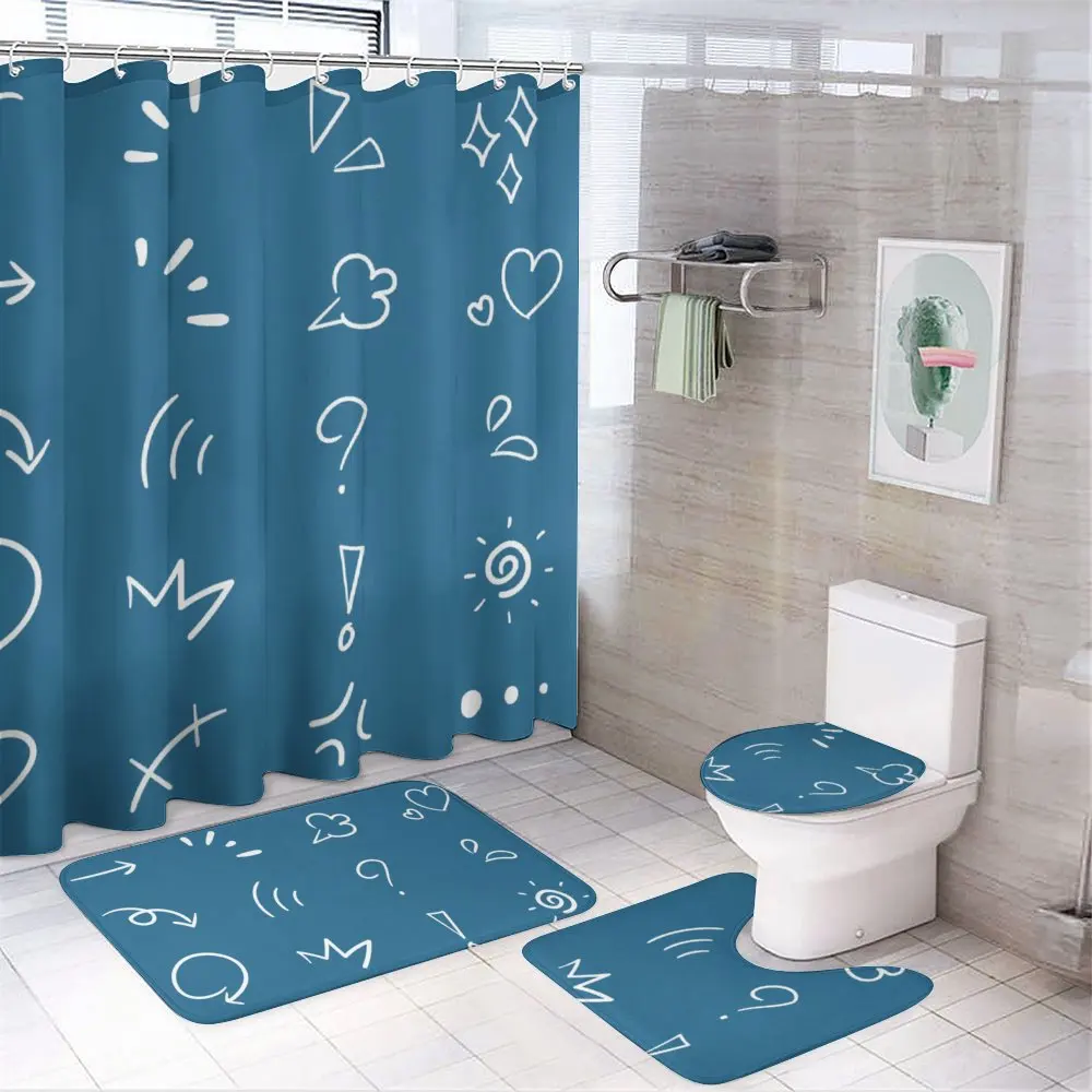 65 Pcs Bathroom Accessories Sets with Shower Curtain, Toilet Lid Rug, Contour Mat and Bath Mat
65 Pcs Bathroom Accessories Sets with Shower Curtain, Toilet Lid Rug, Contour Mat and Bath Mat