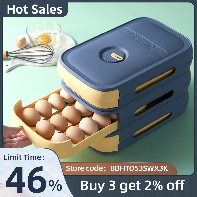 Drawer Type Refrigerator Egg Storage Box Fresh Keeping Dumpling Holder Household Organizer Drawer Type Case Holder For Kitchen
Drawer Type Refrigerator Egg Storage Box Fresh Keeping Dumpling Holder Household Organizer Drawer Type Case Holder For Kitchen