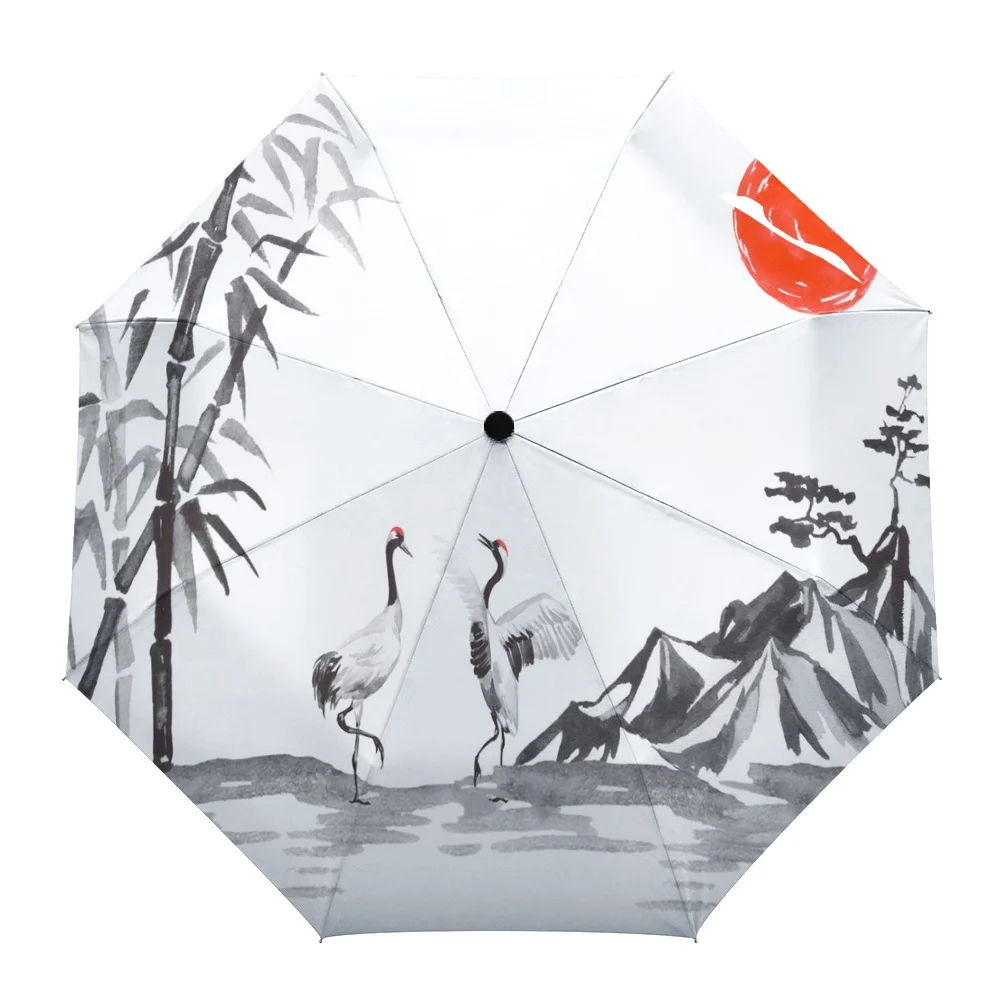 Mount Fuji Bamboo Crane Fully-automatic Umbrella for Outdoor Kids Adults Printed Umbrella Foldable Eight Strand Umbrella
Mount Fuji Bamboo Crane Fully-automatic Umbrella for Outdoor Kids Adults Printed Umbrella Foldable Eight Strand Umbrella
