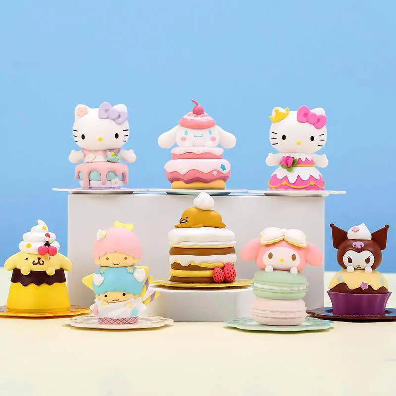Hello Kitty Figure Kawaii Sanrio Anime Cinnamoroll Kuromi Doll Action Dessert Party Figures Decorate Toys Gifts for Halloween
Hello Kitty Figure Kawaii Sanrio Anime Cinnamoroll Kuromi Doll Action Dessert Party Figures Decorate Toys Gifts for Halloween