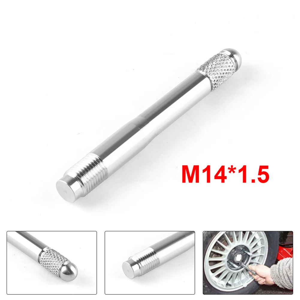 1PC M14x1.5 Stainless Steel Wheel Hanger Pin Lug Hole Guide Alignment Tool Wheel Mount Aid Portable Repair Kit
1PC M14x1.5 Stainless Steel Wheel Hanger Pin Lug Hole Guide Alignment Tool Wheel Mount Aid Portable Repair Kit