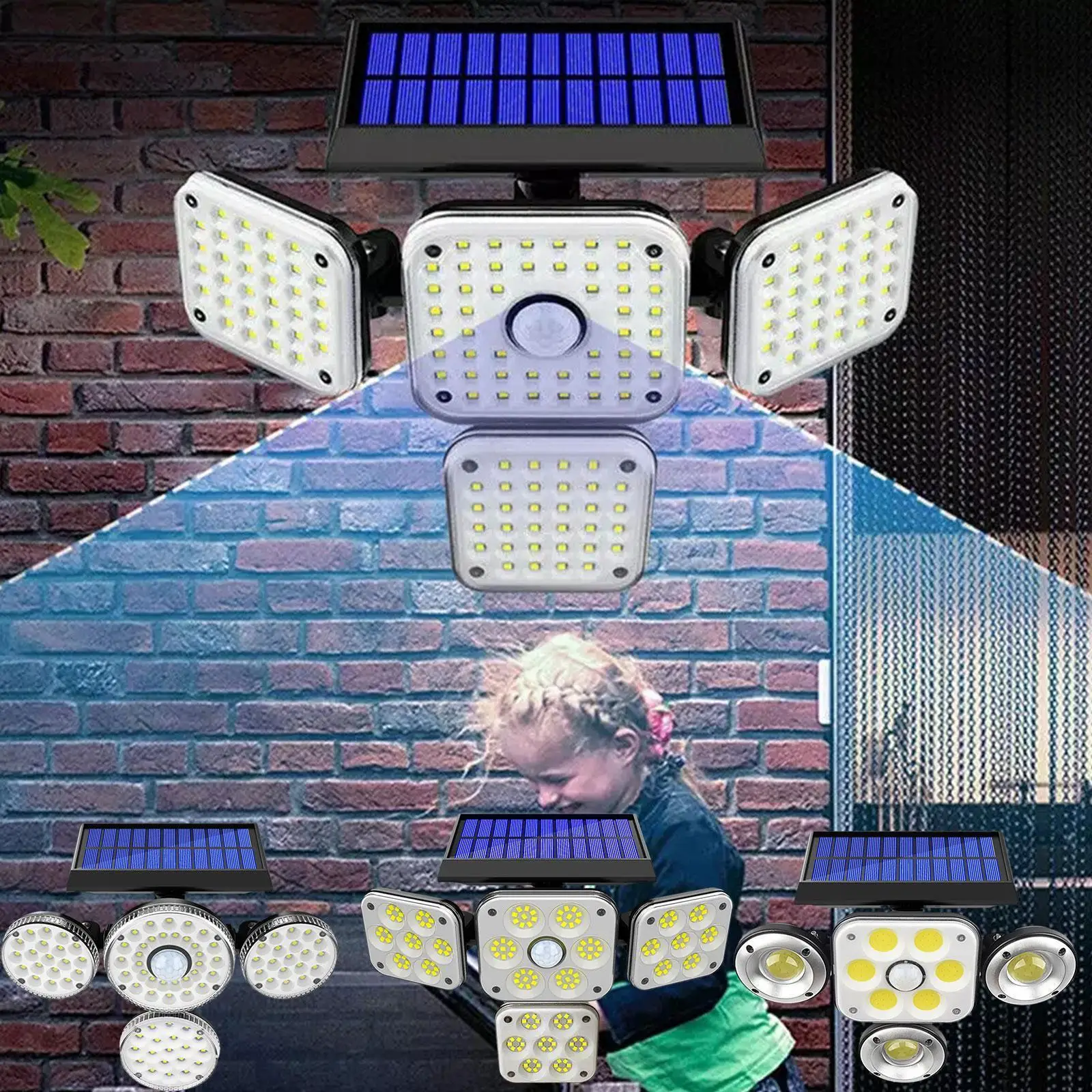 4 Solar Light Ip65 Waterproof Outdoor Motion Sensor Wall Light Wide Angle Led Security Flood Light For Front Door Yard U7a5
4 Solar Light Ip65 Waterproof Outdoor Motion Sensor Wall Light Wide Angle Led Security Flood Light For Front Door Yard U7a5