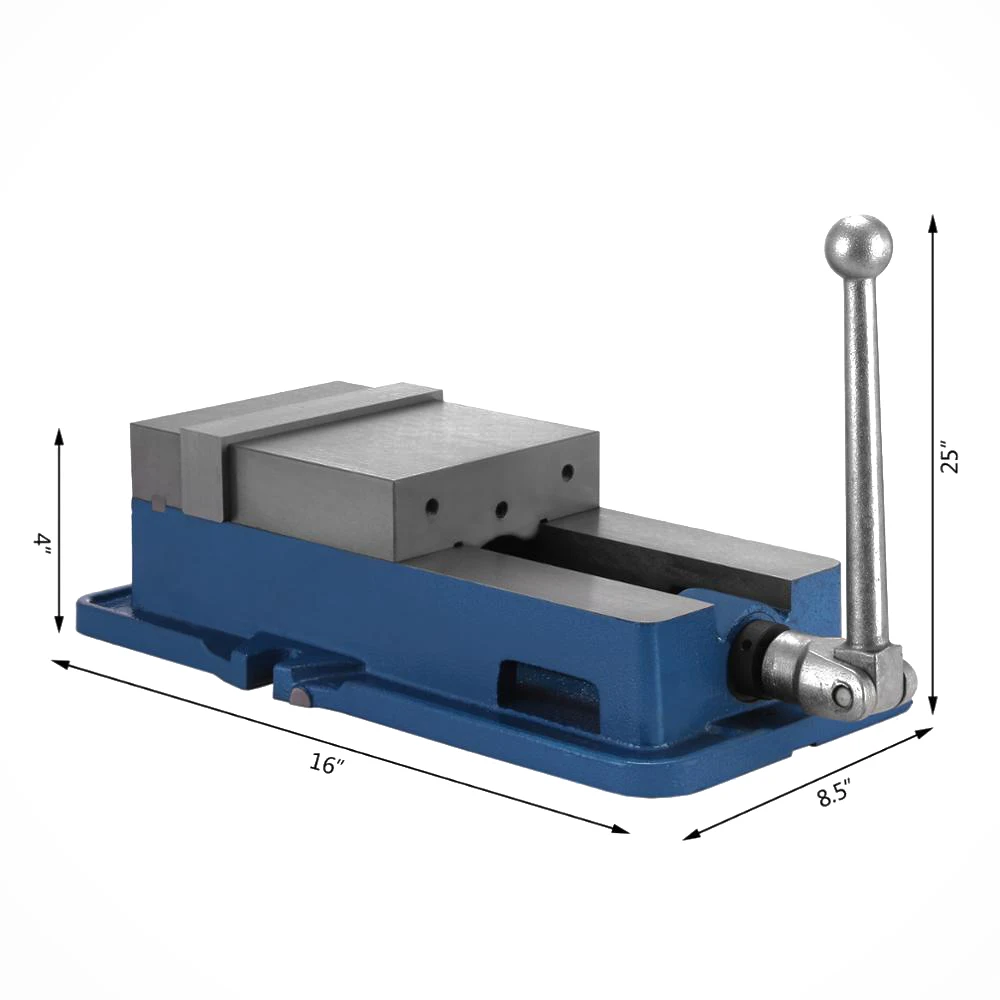 6 Inch Lock Vise Milling Machine with 6 Inch Jaw Width Vise Precision Milling Drilling Machine Precision Machine Vise
6 Inch Lock Vise Milling Machine with 6 Inch Jaw Width Vise Precision Milling Drilling Machine Precision Machine Vise