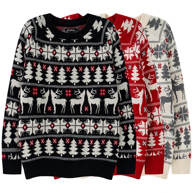 Knitted Sweater Men Unisex Autumn Winter warmth Fashion Christmas Weaving Flowers Pullover Baggy Casual Comfort Oversized Top
Knitted Sweater Men Unisex Autumn Winter warmth Fashion Christmas Weaving Flowers Pullover Baggy Casual Comfort Oversized Top