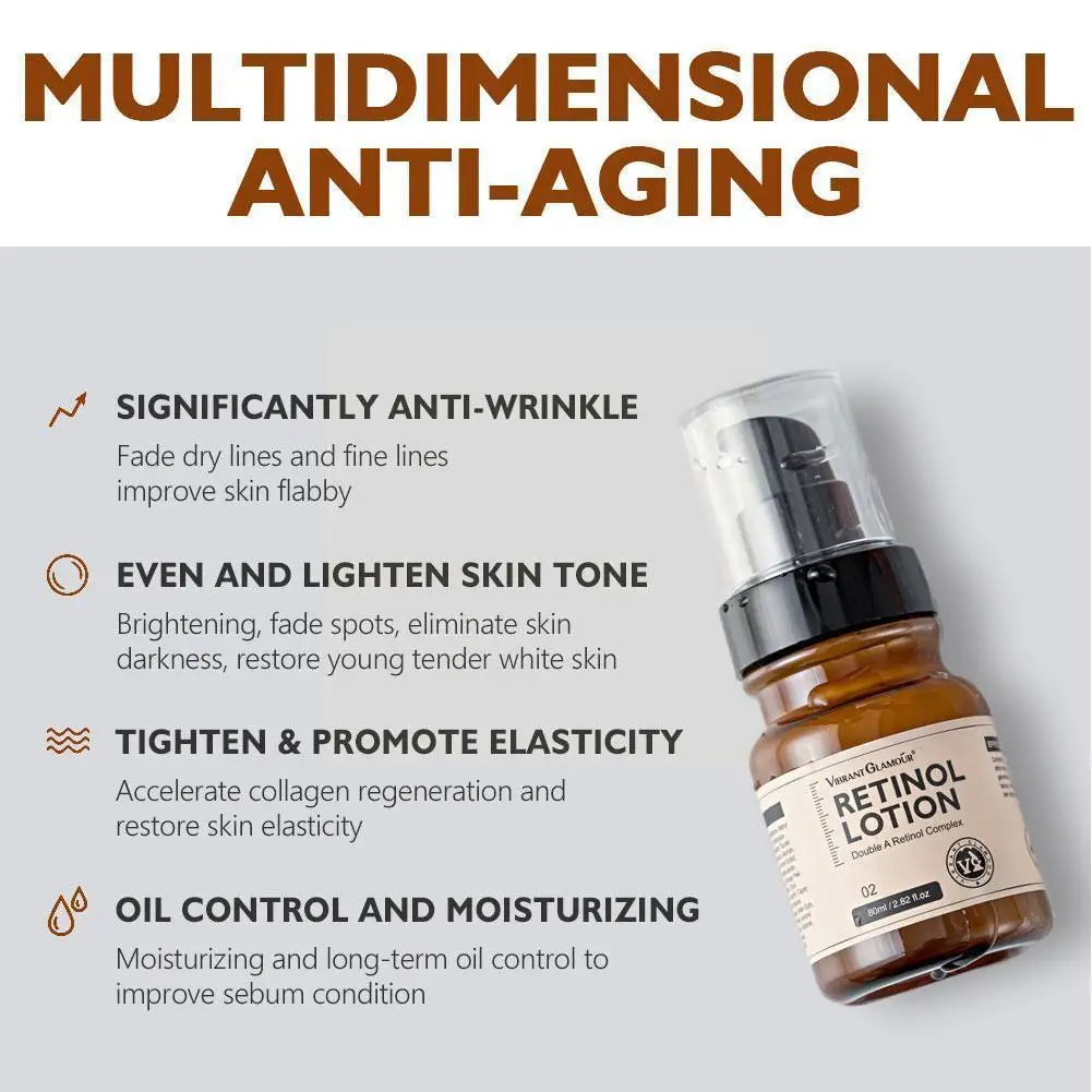 Retinol Face Lotion Cream Anti-Aging Remove Wrinkle Whitening Moisturizing Firming Lifting Care Brightening Skin C6N4
Retinol Face Lotion Cream Anti-Aging Remove Wrinkle Whitening Moisturizing Firming Lifting Care Brightening Skin C6N4