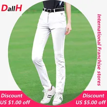 Send Belt！Lady Slim Dry Fit Thin Long Pants Training Apparel Golf Women Sportswear Clothes S~3XL Skinny Pencil Quality Trousers