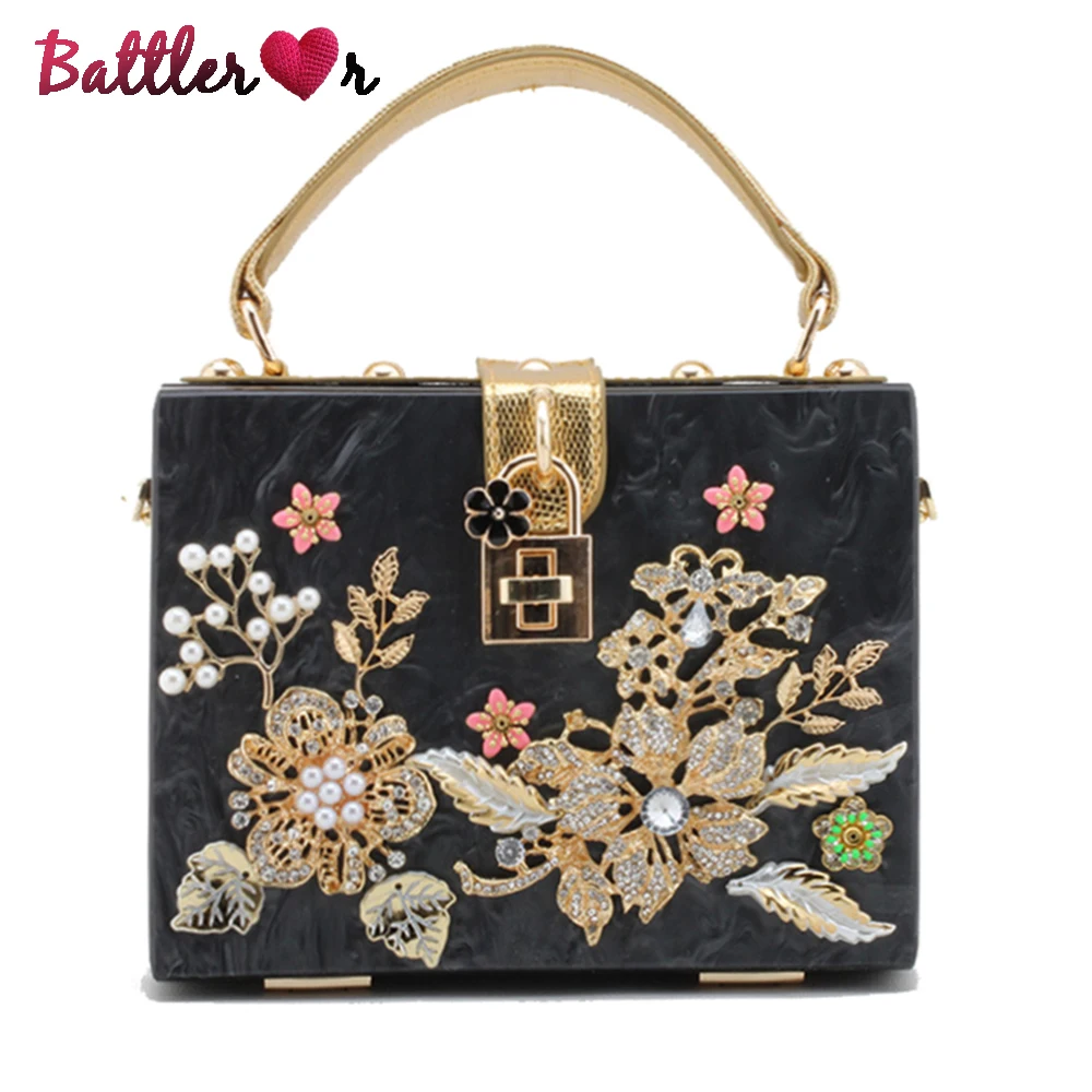 New Popular High Quality Box Dinner Dress Bag With Diamonds Handbag For Women Peral Acrylic Flap Bag Female Evening Wedding Bag
New Popular High Quality Box Dinner Dress Bag With Diamonds Handbag For Women Peral Acrylic Flap Bag Female Evening Wedding Bag