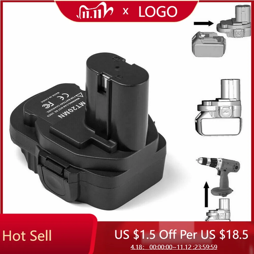 1 Pcs MT20MN Battery Adapter Converter Replacement Parts For 18V Li-ion Ni Cordless Battery Power Tools Accessories
1 Pcs MT20MN Battery Adapter Converter Replacement Parts For 18V Li-ion Ni Cordless Battery Power Tools Accessories
