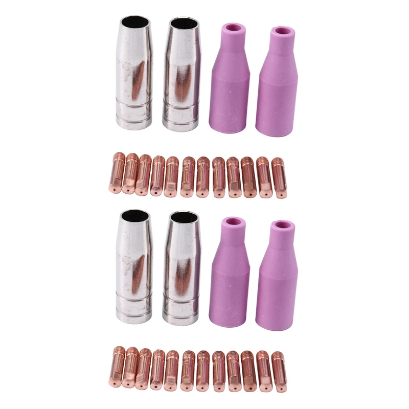 Mig Set Of Nozzles 32Pcs AK15 For Welding Torch Cap Tip Contact 0.8Mm MB15 Ceramic Accessories
Mig Set Of Nozzles 32Pcs AK15 For Welding Torch Cap Tip Contact 0.8Mm MB15 Ceramic Accessories