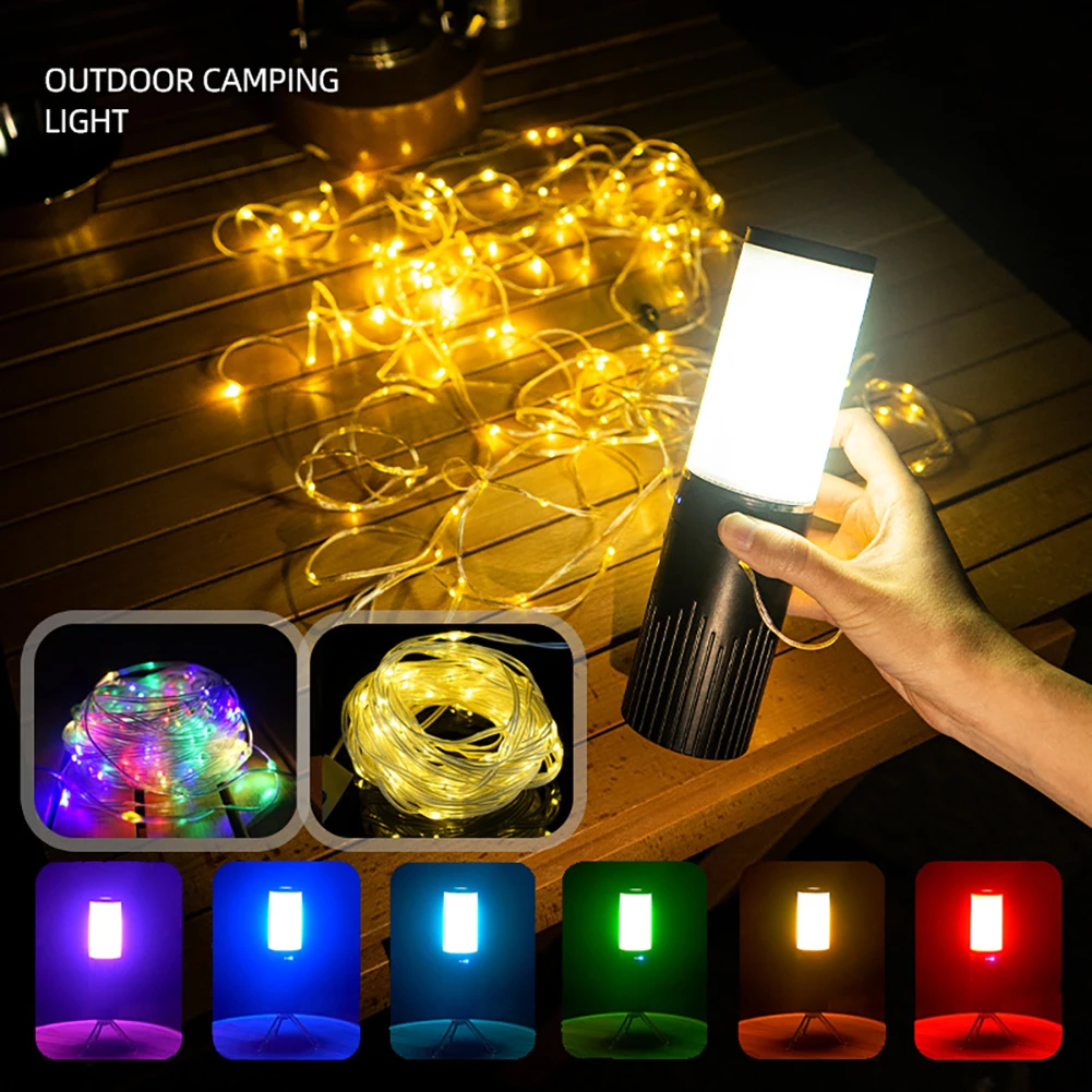 Color String Lights Flashlight LED Light Beads +RGB Light String Waterproof LED Camping Lights For Camping Emergency Home 15m
Color String Lights Flashlight LED Light Beads +RGB Light String Waterproof LED Camping Lights For Camping Emergency Home 15m
