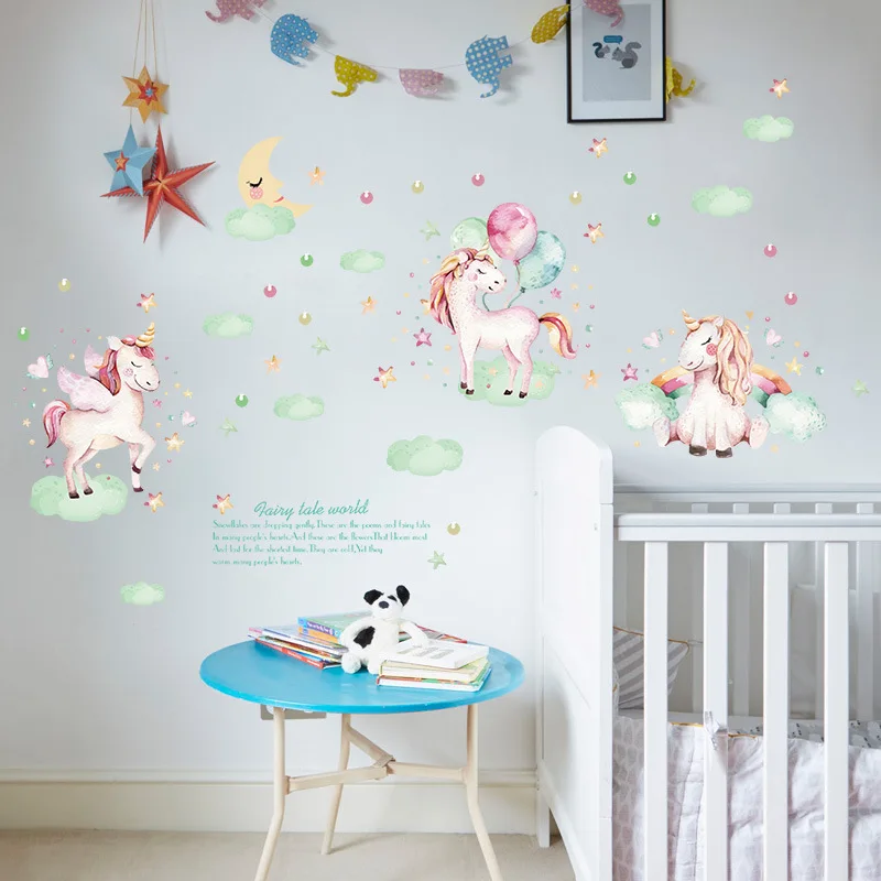 New Pegasus Unicorn Wall Sticker Living Room Bedroom Children's Room Background Wall Decoration Sticker Self adhesive Sticker
New Pegasus Unicorn Wall Sticker Living Room Bedroom Children's Room Background Wall Decoration Sticker Self adhesive Sticker