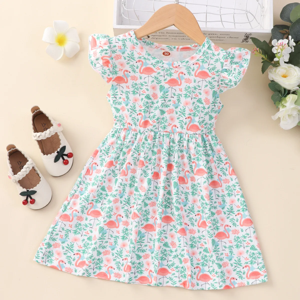 Kawaii Dress For Baby Girls 2 3 4 5 6 Years Old Flutter Sleeve Ruffles Flamingo Costumes Toddler Kids Back to School Outfit
Kawaii Dress For Baby Girls 2 3 4 5 6 Years Old Flutter Sleeve Ruffles Flamingo Costumes Toddler Kids Back to School Outfit