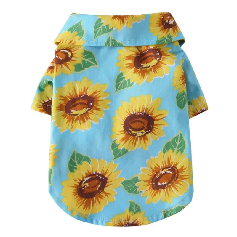 Pet Clothes New Hawaiian Shirt Pet Dog Clothes Blue Spring And Summer Clothes Daisy Print Shirt Pet Dog Beach Plaid Shirt
Pet Clothes New Hawaiian Shirt Pet Dog Clothes Blue Spring And Summer Clothes Daisy Print Shirt Pet Dog Beach Plaid Shirt