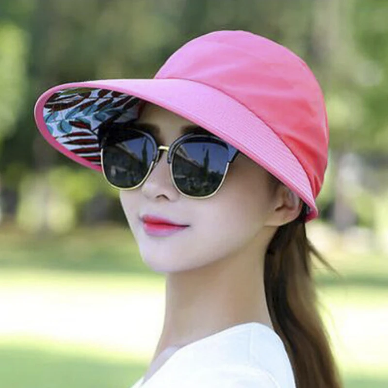 Anti-UV Sun Hats Women's Fashion Wide Brim Summer Beach Sun Outdoor Hiking Folding Hat 
Anti-UV Sun Hats Women's Fashion Wide Brim Summer Beach Sun Outdoor Hiking Folding Hat