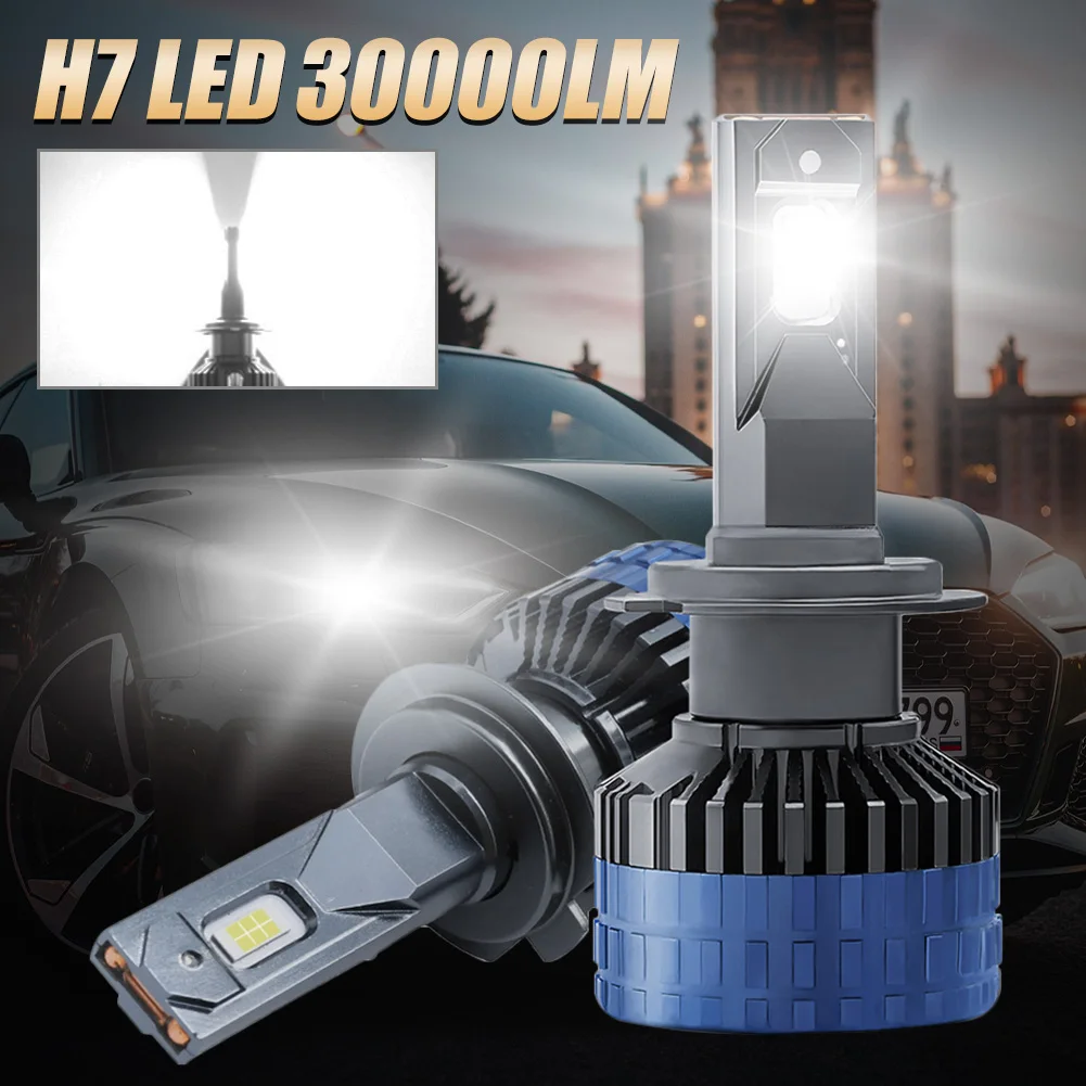2Pcs Car H4 H7 LED Headlight Bulb H1 9005 9006 H11 LED Bulb 200W 30000LM Double Copper Tube High Power Headlight 6500K White
2Pcs Car H4 H7 LED Headlight Bulb H1 9005 9006 H11 LED Bulb 200W 30000LM Double Copper Tube High Power Headlight 6500K White