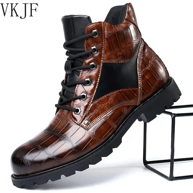 2022 New Autumn Winter Men Boots Comfortable Motorcycle Boots Men Footwear Rubber Ankle Boots Men Shoes Size 38-48
2022 New Autumn Winter Men Boots Comfortable Motorcycle Boots Men Footwear Rubber Ankle Boots Men Shoes Size 38-48