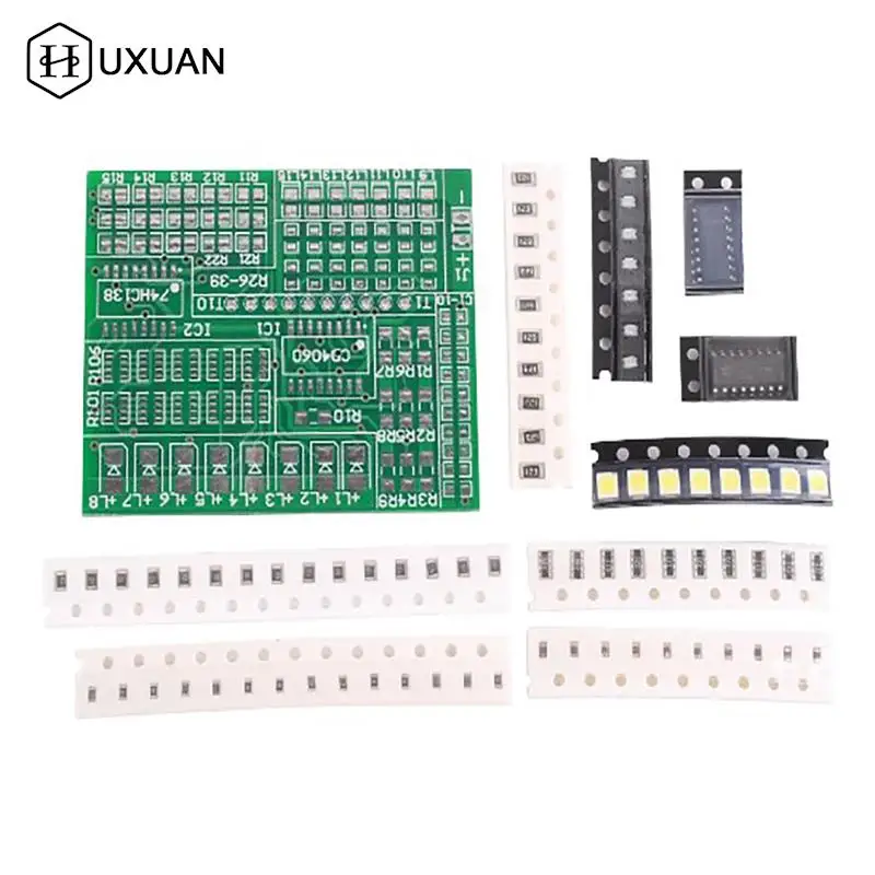 SMT SMD компонент, Сварочная тренировочная доска, паяльная практика, DIY комплект, лучший
SMT SMD компонент, Сварочная тренировочная доска, паяльная практика, DIY комплект, лучший
