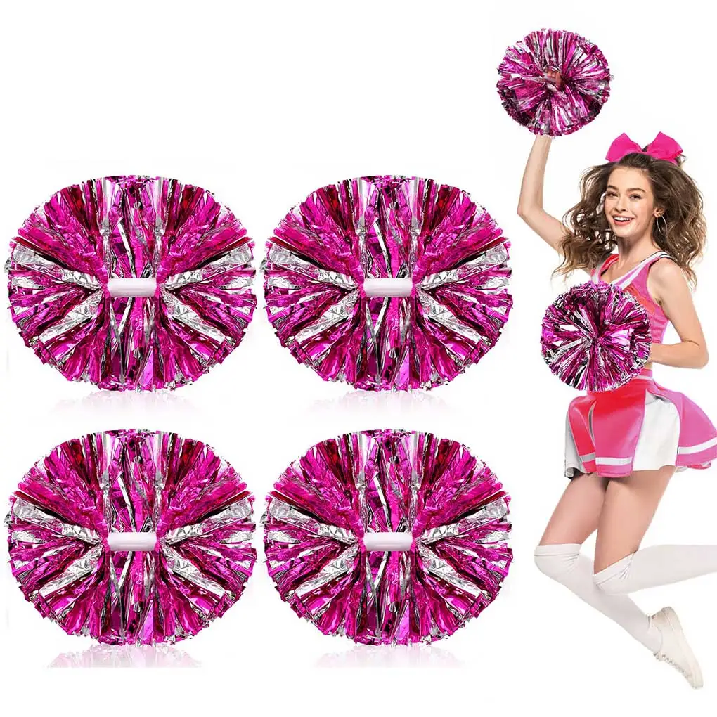 Pack of 4 Cheerleadering Pom Poms School Club Competition Cheerleader Pompoms Party Decoration Children Kids Adults
Pack of 4 Cheerleadering Pom Poms School Club Competition Cheerleader Pompoms Party Decoration Children Kids Adults