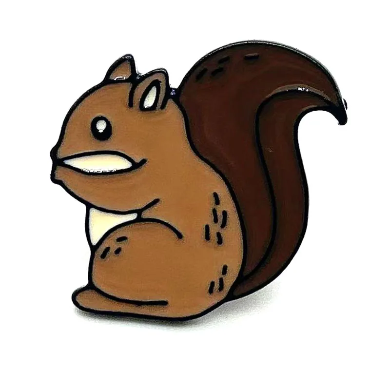 Lovely Squirrel Enamel Brooch Charming Cartoon Animal Pin Wrapped Clothes Lapel Badge Jewelry for Best Friend
Lovely Squirrel Enamel Brooch Charming Cartoon Animal Pin Wrapped Clothes Lapel Badge Jewelry for Best Friend